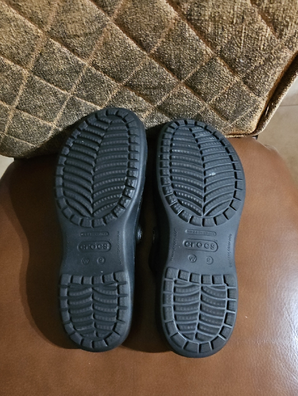 CROCS Black Mary Jane-Style Clogs with Heel Strap - Picture 6 of 6